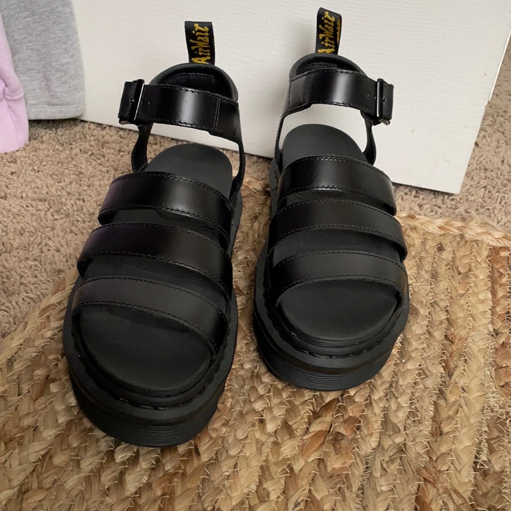 Dr Martens Blaire Brando Leather Gladiator Sandals